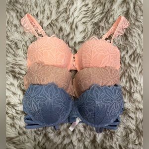 Victoria Secret Pink Date Bras (Bundle of Three)
